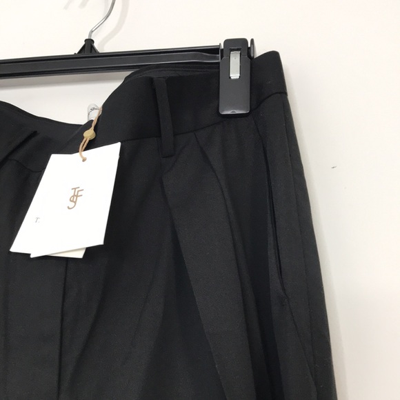 NWT The Frankie Shop TANSY PLEATED TROUSERS - BLACK - Picture 8 of 15